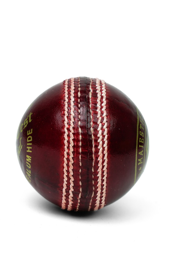 Majestic Sports Red Super Test Special Cricket Ball — image 3