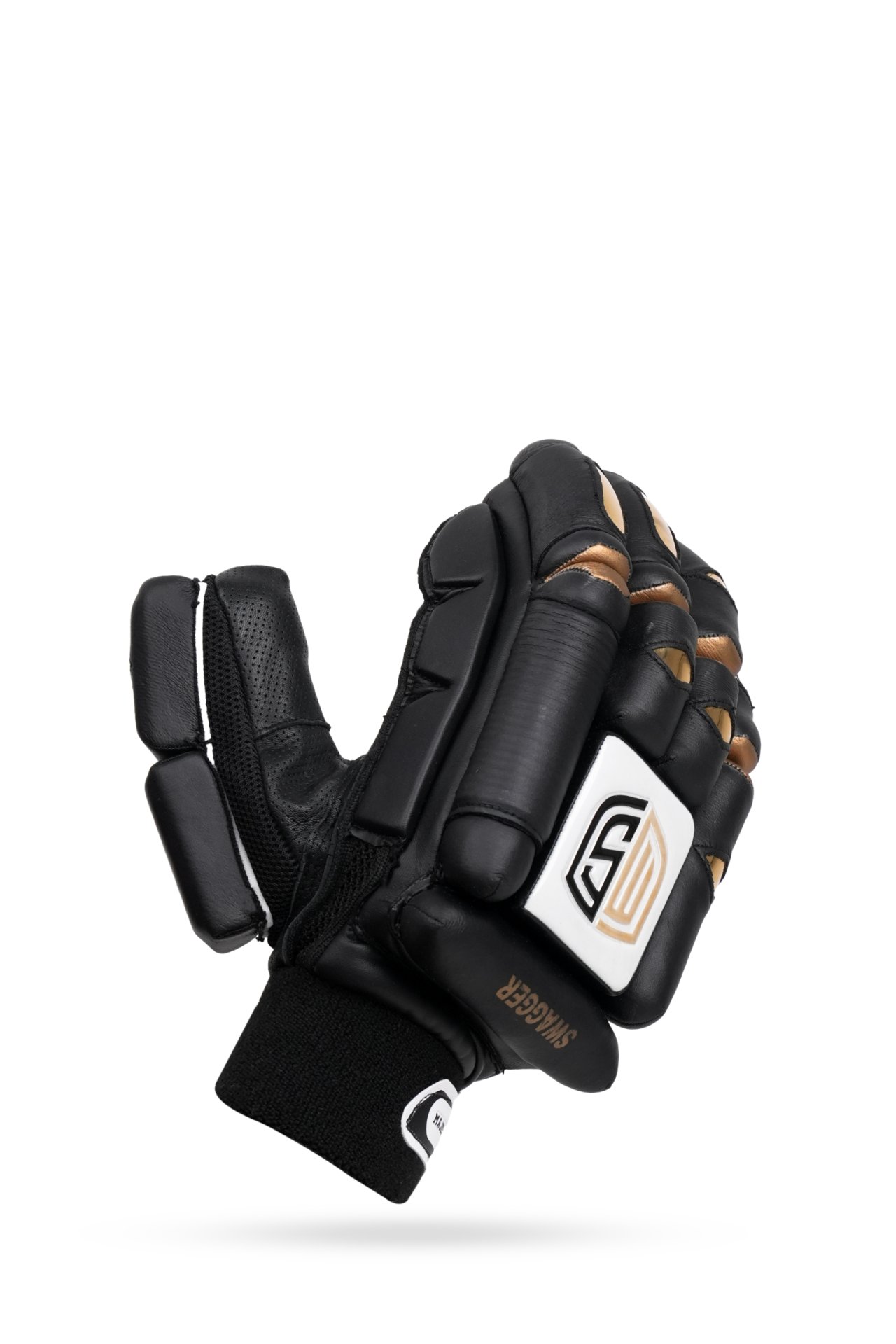 Majestic Sports Black Swagger Batting Gloves — image 3
