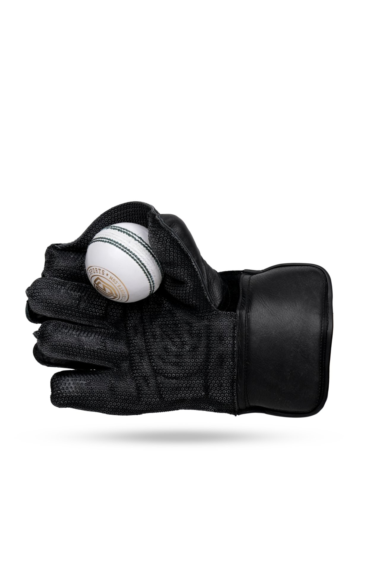 Majestic Sports Power Grip Black Wicket Keeping Gloves — image 3